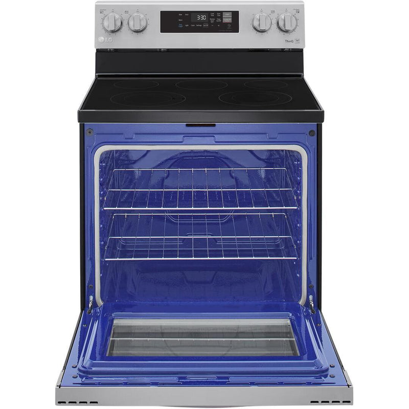 LG 30-inch Freestanding Electric Range with SmartDiagnosis™ LREL6321S IMAGE 2