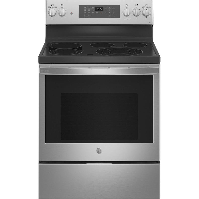 GE Profile 30-inch Freestanding Electric Range with True European Convection Technology PB935YPFS IMAGE 1