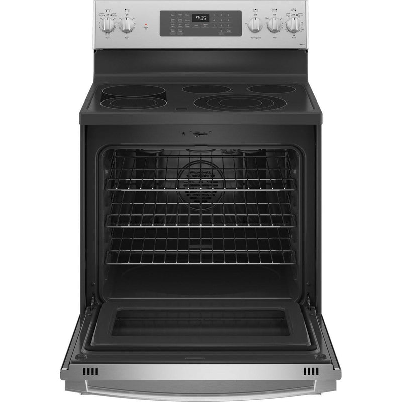 GE Profile 30-inch Freestanding Electric Range with True European Convection Technology PB935YPFS IMAGE 2