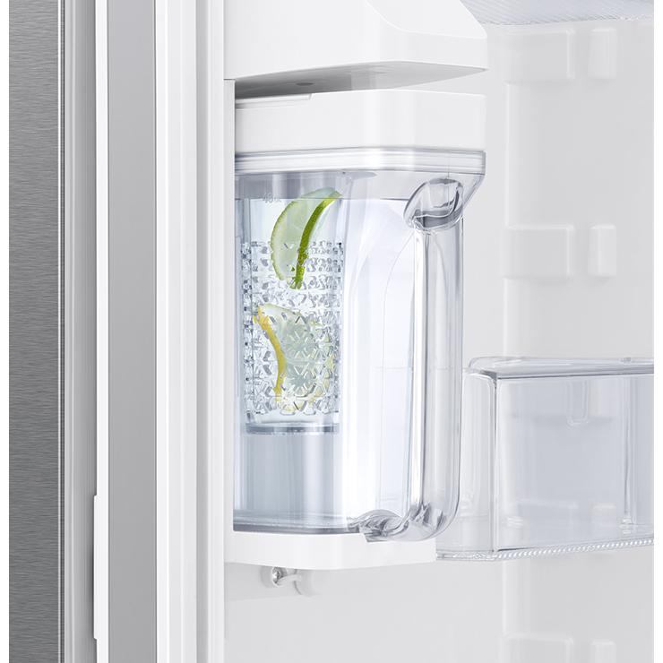 Samsung 36-inch, 28.2 cu.ft. Freestanding French 3-Door Refrigerator with AutoFill Water Pitcher RF28T5021SR/AA IMAGE 3