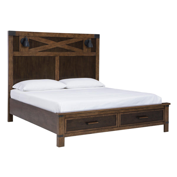 Benchcraft Wyattfield King Panel Bed with Storage ASY0134 IMAGE 1