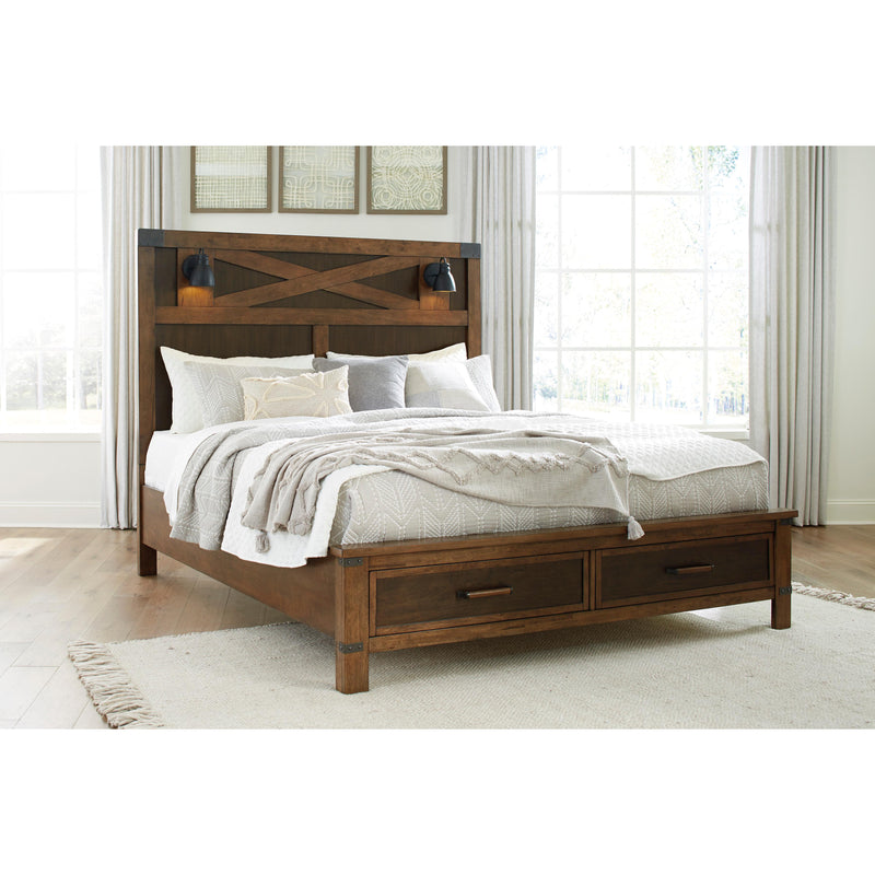 Benchcraft Wyattfield King Panel Bed with Storage ASY0134 IMAGE 4
