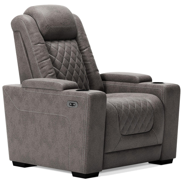 Signature Design by Ashley HyllMont Power Leather Look Recliner 176681 IMAGE 1