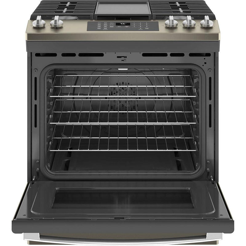 GE 30-inch Slide-in Gas Range with Convection Technology JCGS760EPES IMAGE 2