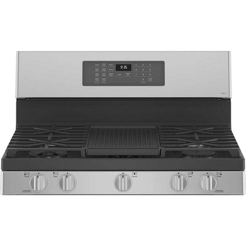 GE Profile 30-inch Freestanding Gas Range with True European Convection Technology PCGB935YPFS IMAGE 4