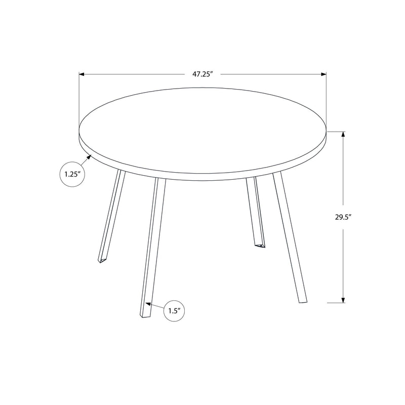 Monarch Round Dining Table M1480 IMAGE 9