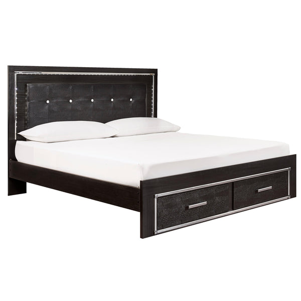 Signature Design by Ashley Kaydell King Upholstered Panel Bed with Storage ASY2362 IMAGE 1