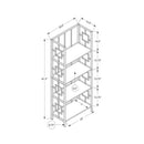Monarch Bookcases 4-Shelf M0306 IMAGE 10