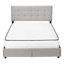 Monarch Queen Upholstered Platform Bed with Storage M0289 IMAGE 2