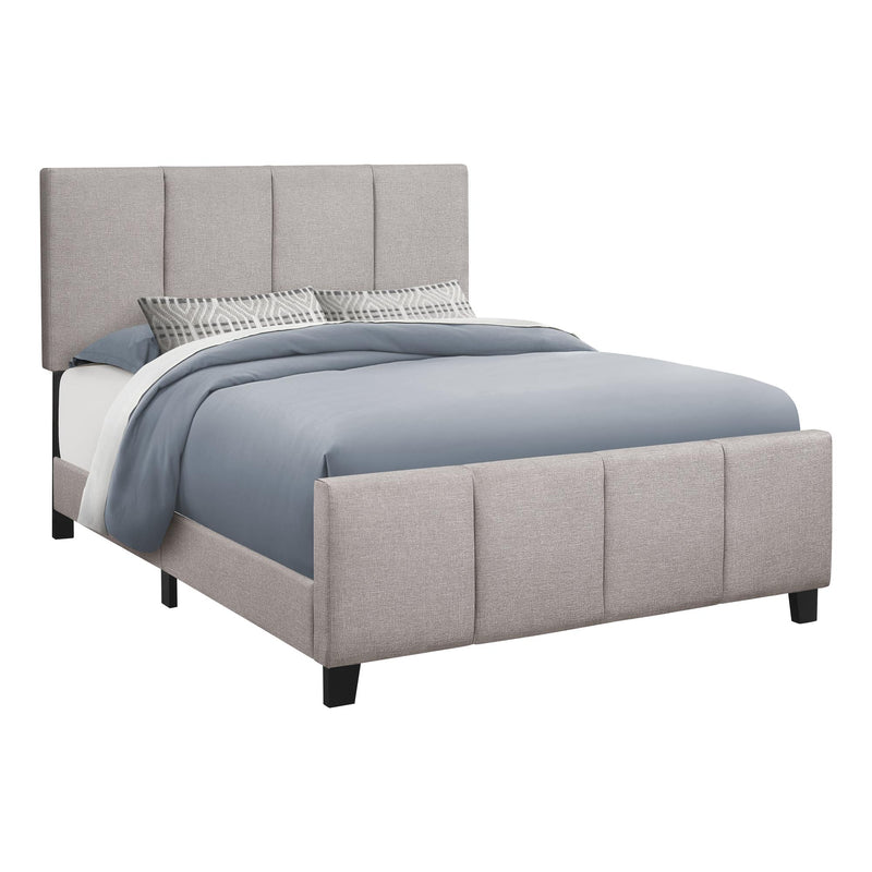 Monarch Queen Upholstered Platform Bed with Storage M0292 IMAGE 1