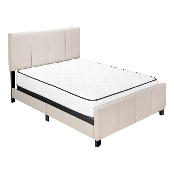 Monarch Queen Upholstered Platform Bed with Storage M0293 IMAGE 1