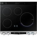 Samsung 30-inch Slide-in Electric Induction Range with WI-FI Connect NE63T8911SS/AC IMAGE 5
