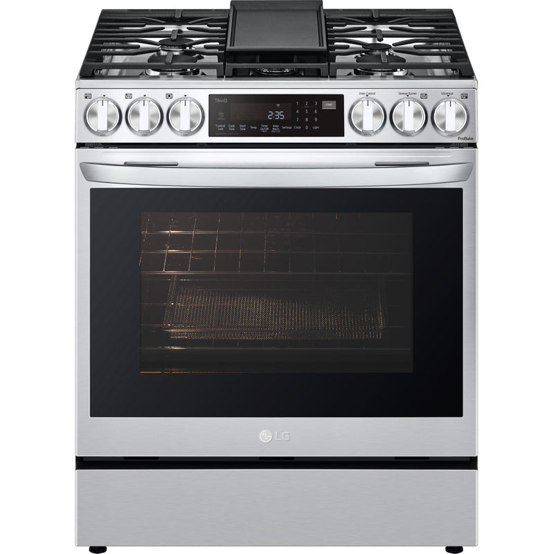 LG 30-inch Slide-In Gas Range with Air Fry LSGL6335F IMAGE 2