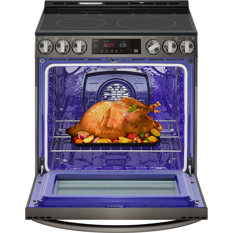 LG 30-inch Slide-in Electric Range with Air Fry Technology LSEL6333D - 178403 IMAGE 3