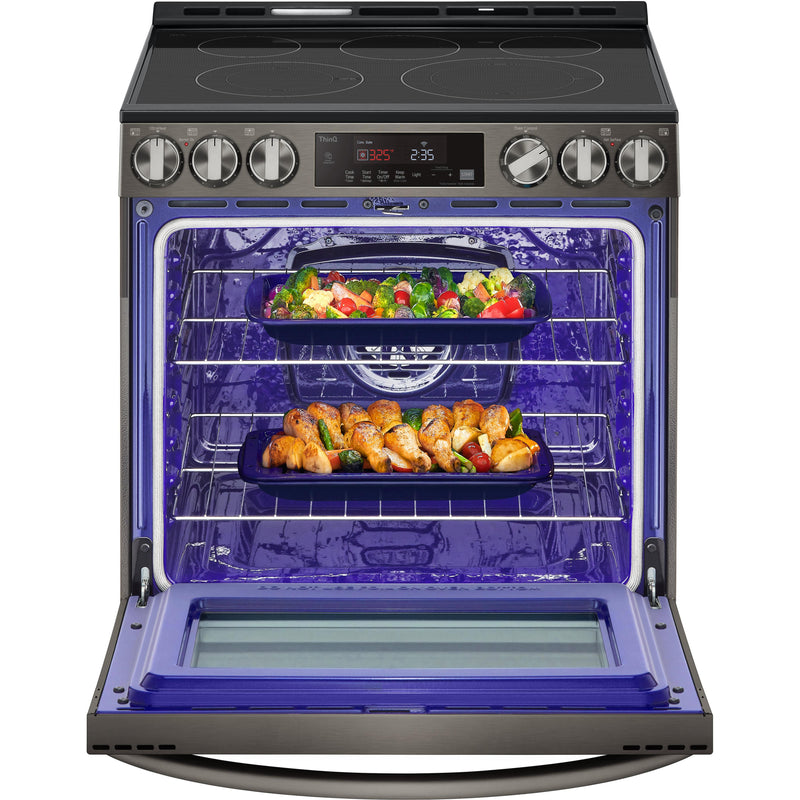 LG 30-inch Slide-in Electric Range with Air Fry Technology LSEL6333D - 178403 IMAGE 4