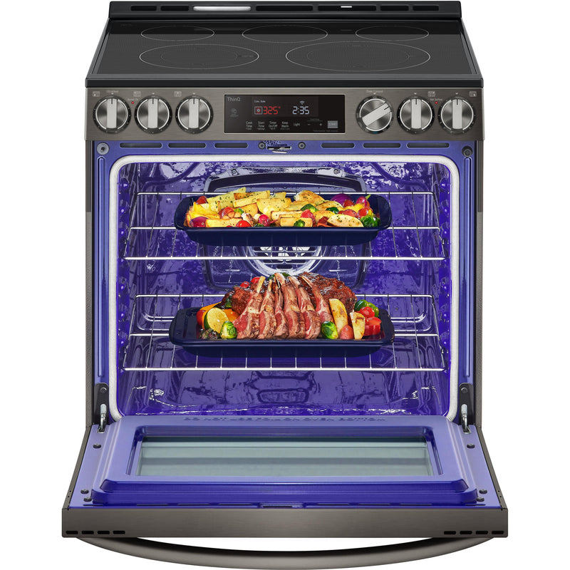LG 30-inch Slide-in Electric Range with Air Fry Technology LSEL6333D - 178403 IMAGE 5