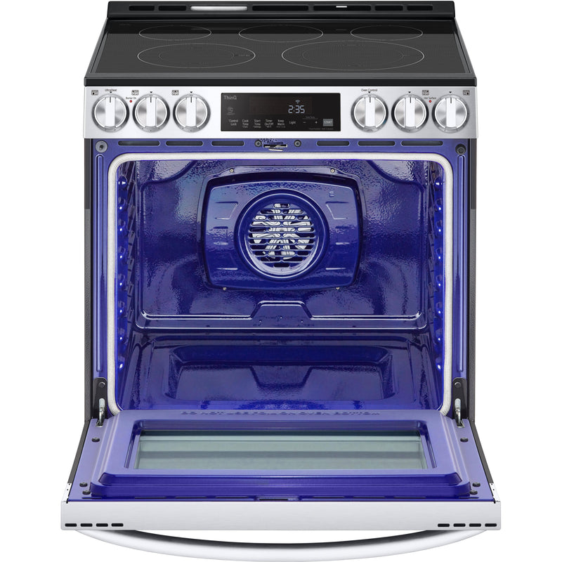LG 30-inch Slide-in Electric Range with Air Fry Technology LSEL6333F IMAGE 6