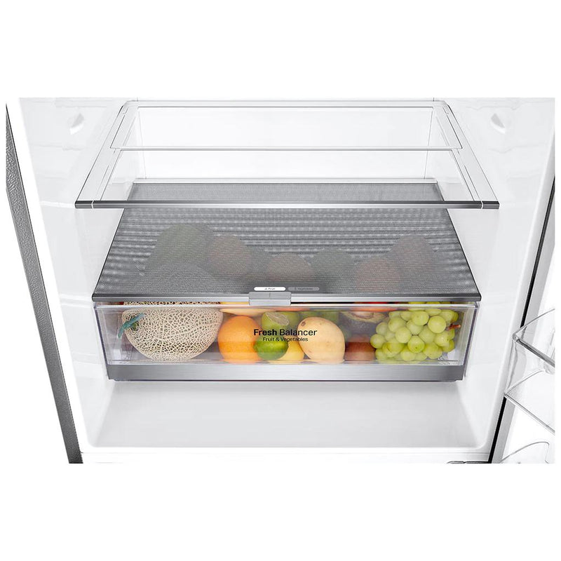 LG 28-inch, 14.7 cu.ft. Counter-Depth Bottom Freezer Refrigerator with Multi-Air Flow Cooling LBNC15251V IMAGE 6