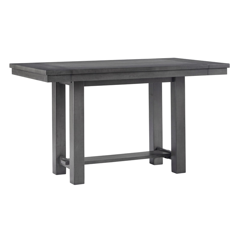 Signature Design by Ashley Myshanna Counter Height Dining Table with Trestle Base ASY0421 IMAGE 2