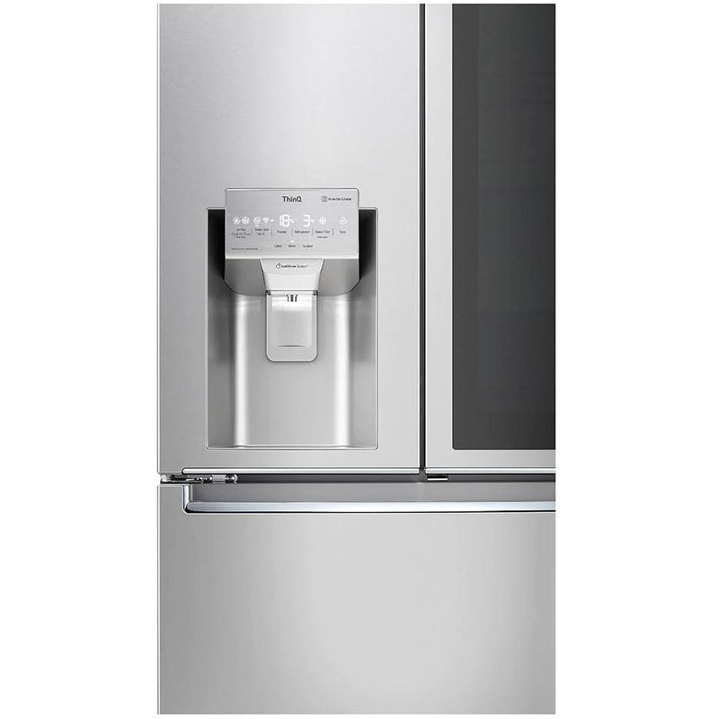 LG 33-inch, 18.4 cu.ft. Counter-Depth French 4-Door Refrigerator with SpacePlus™ Ice System LRMVC1803S IMAGE 9