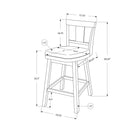 Monarch Counter Height Stool M1450 IMAGE 5