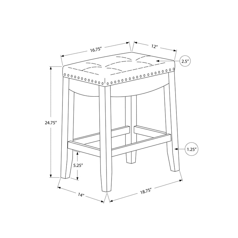 Monarch Counter Height Stool M1460 IMAGE 5