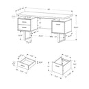 Monarch Office Desks Desks M1407 IMAGE 5