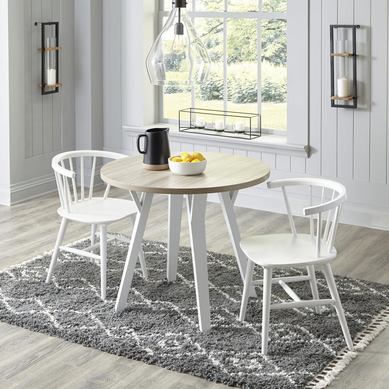 Signature Design by Ashley Round Grannen Dining Table ASY0395 IMAGE 5