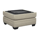 Ashley Luxora Fabric Storage Ottoman ASY0046 IMAGE 2