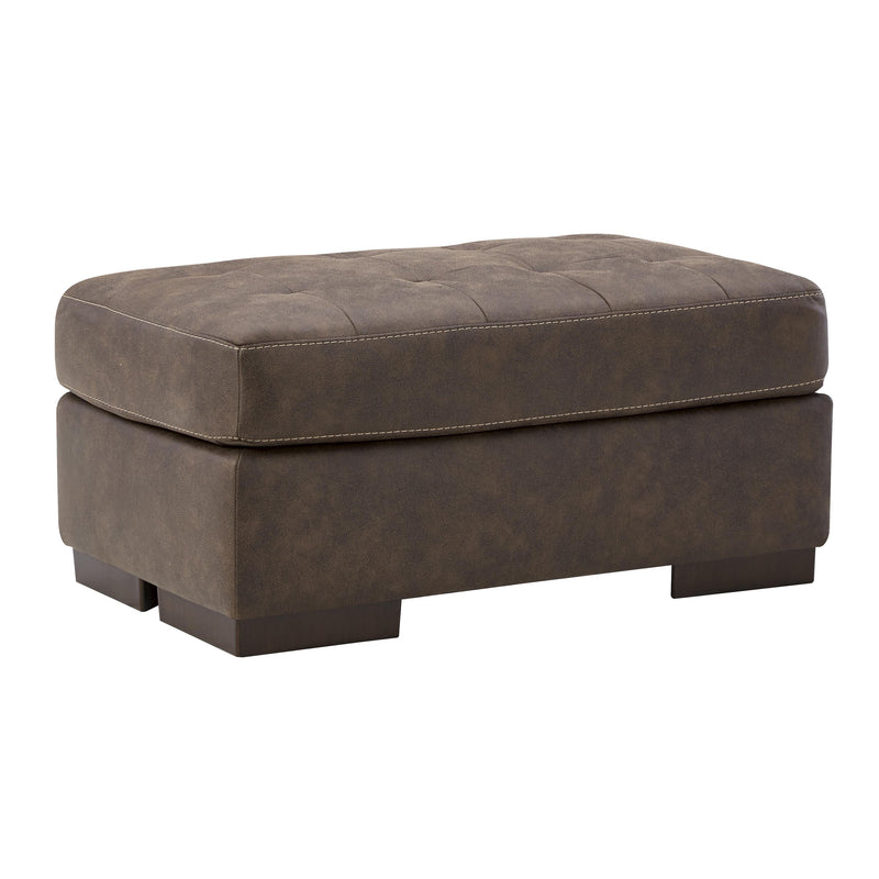 Signature Design by Ashley Maderla Leather Look Ottoman ASY4031 IMAGE 1