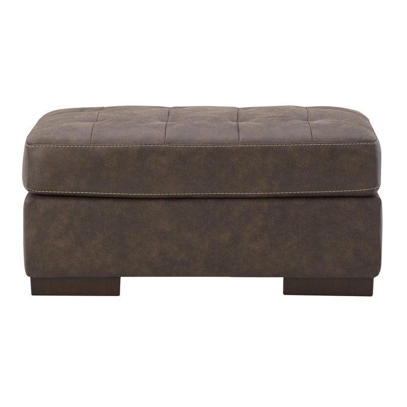 Signature Design by Ashley Maderla Leather Look Ottoman ASY4031 IMAGE 2