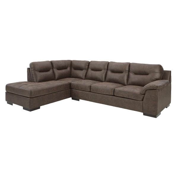 Signature Design by Ashley Maderla Leather Look 2 pc Sectional ASY3118 IMAGE 1