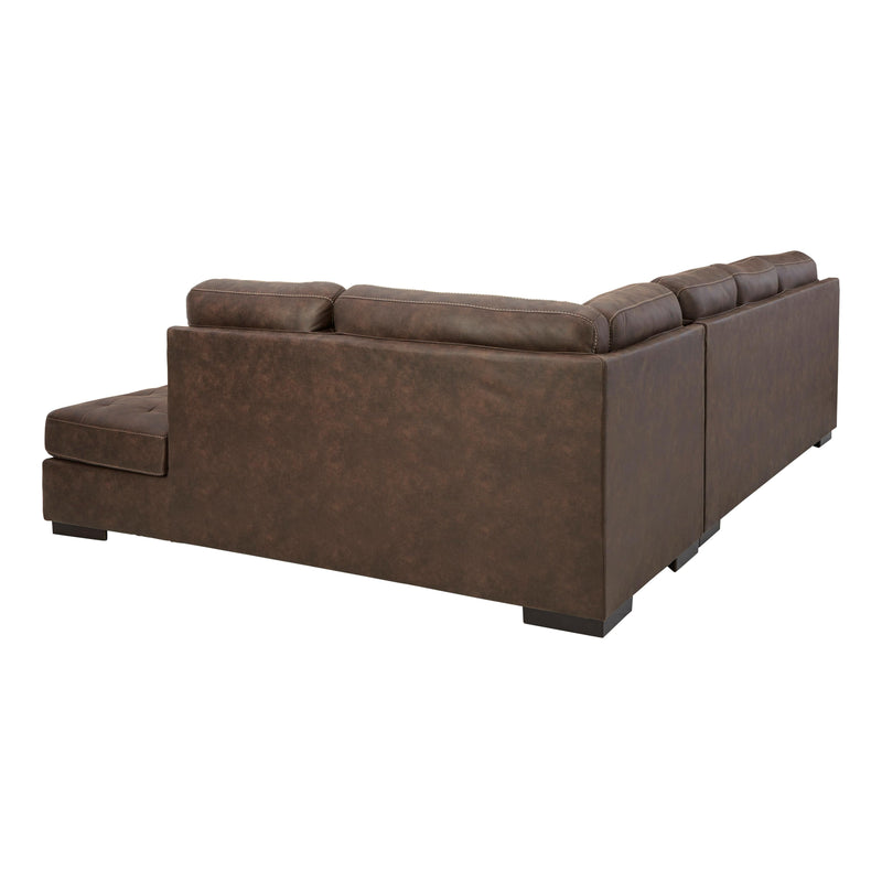 Signature Design by Ashley Maderla Leather Look 2 pc Sectional ASY3119 IMAGE 2