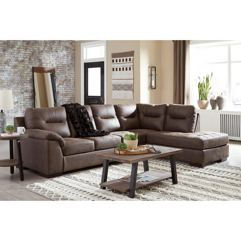Signature Design by Ashley Maderla Leather Look 2 pc Sectional ASY3119 IMAGE 4