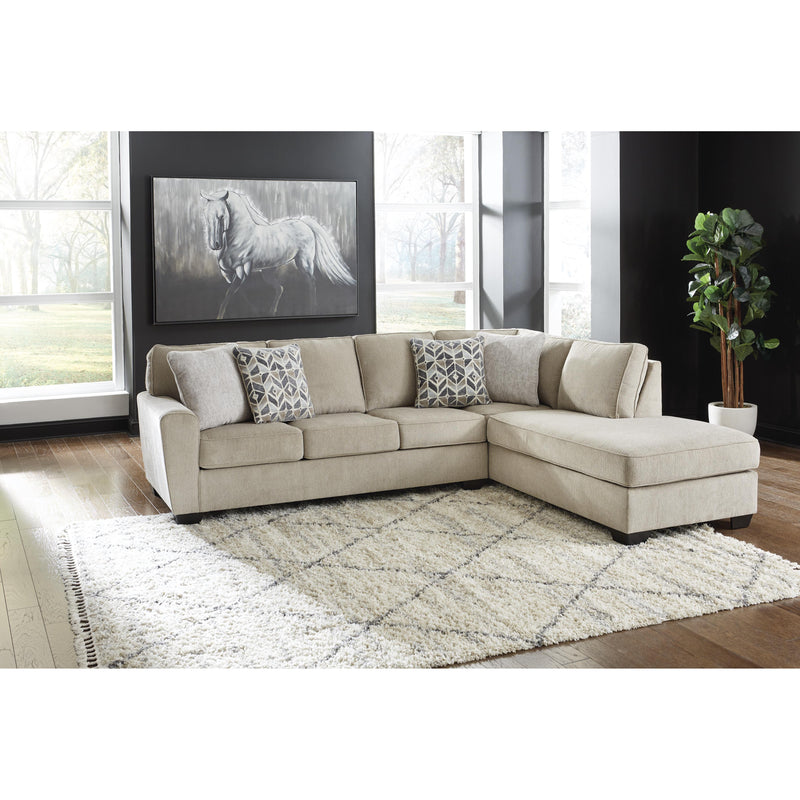 Signature Design by Ashley Decelle Fabric 2 pc Sectional ASY3056 IMAGE 4