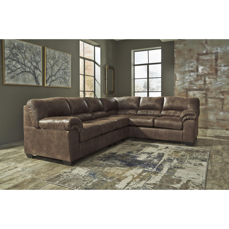 Signature Design by Ashley Bladen Leather Look 3 pc Sectional ASY3038 IMAGE 2