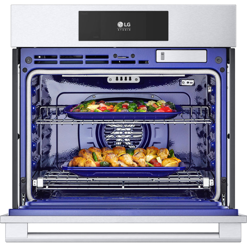 LG STUDIO 30-inch, 4.7 cu.ft. Built-in Single Wall Oven with Convection Technology WSES4728F IMAGE 4