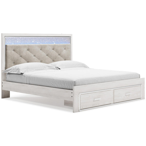 Signature Design by Ashley Altyra King Upholstered Panel Bed with Storage ASY5682 IMAGE 1