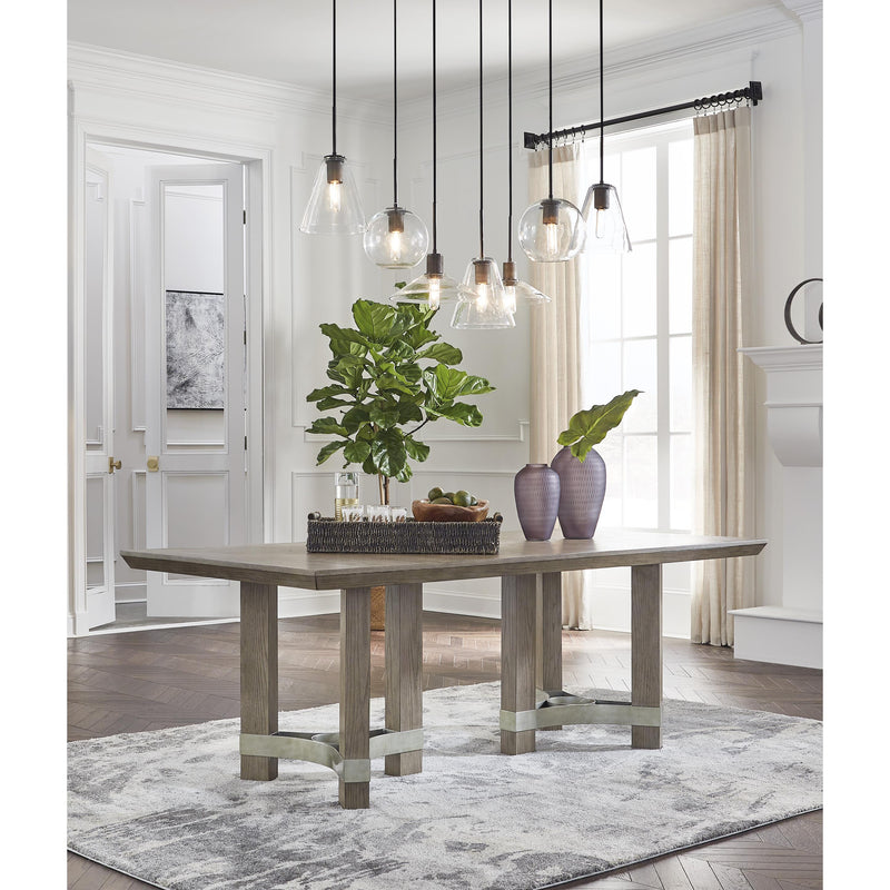 Signature Design by Ashley Chrestner Dining Table with Pedestal Base ASY2701 IMAGE 5