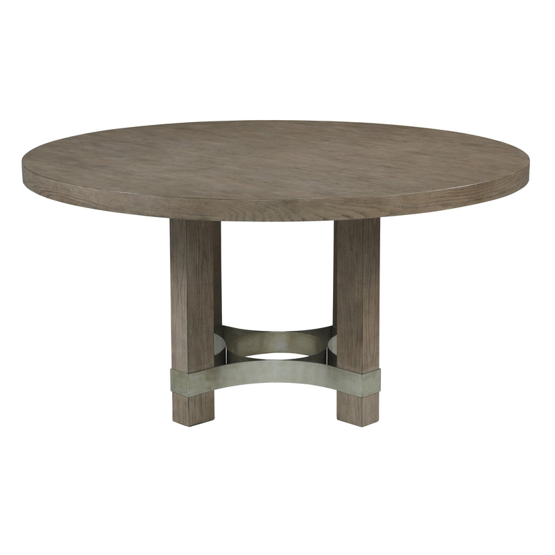 Signature Design by Ashley Round Chrestner Dining Table with Pedestal Base ASY2702 IMAGE 2