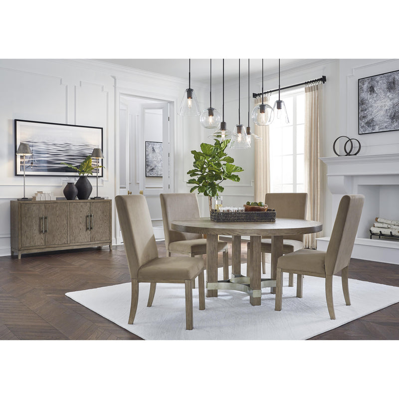 Signature Design by Ashley Round Chrestner Dining Table with Pedestal Base ASY2702 IMAGE 8