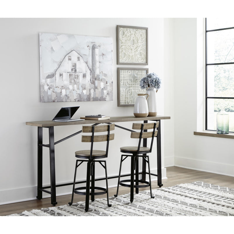 Signature Design by Ashley Lesterton Counter Height Dining Table with Trestle Base ASY1589 IMAGE 10