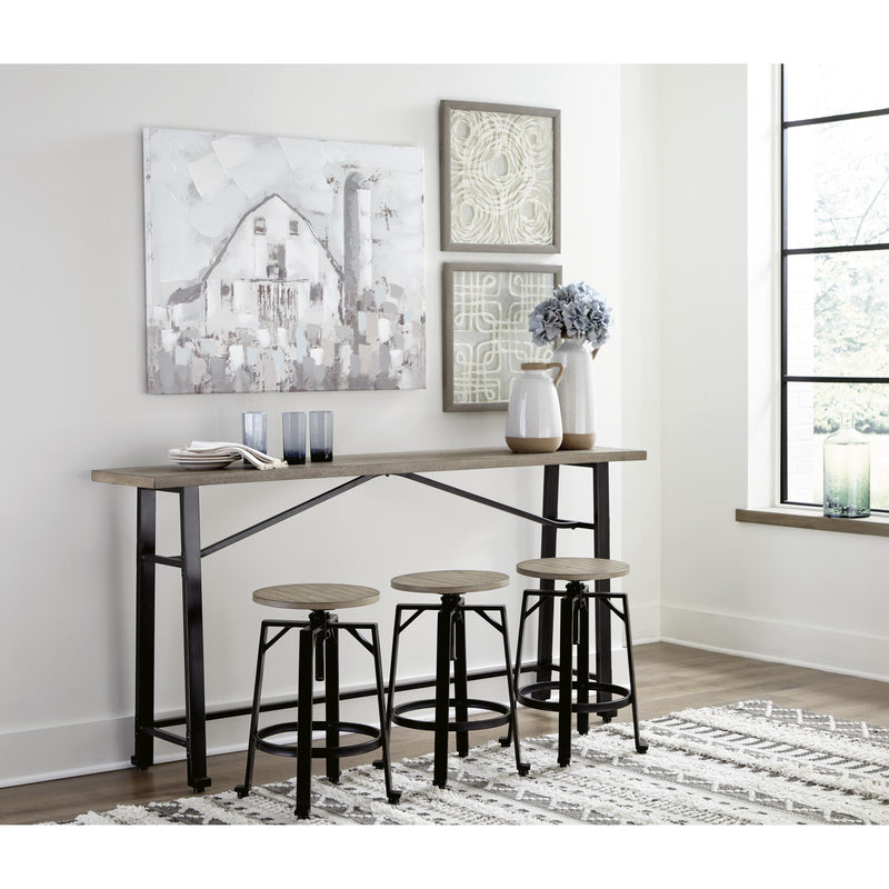 Signature Design by Ashley Lesterton Counter Height Dining Table with Trestle Base ASY1589 IMAGE 11