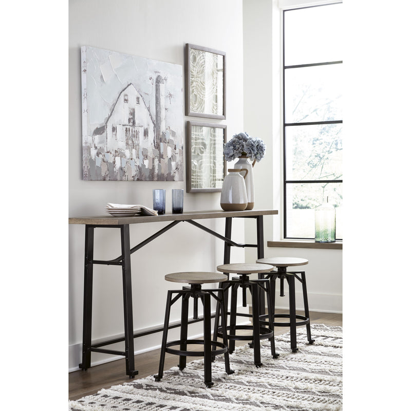 Signature Design by Ashley Lesterton Counter Height Dining Table with Trestle Base ASY1589 IMAGE 13