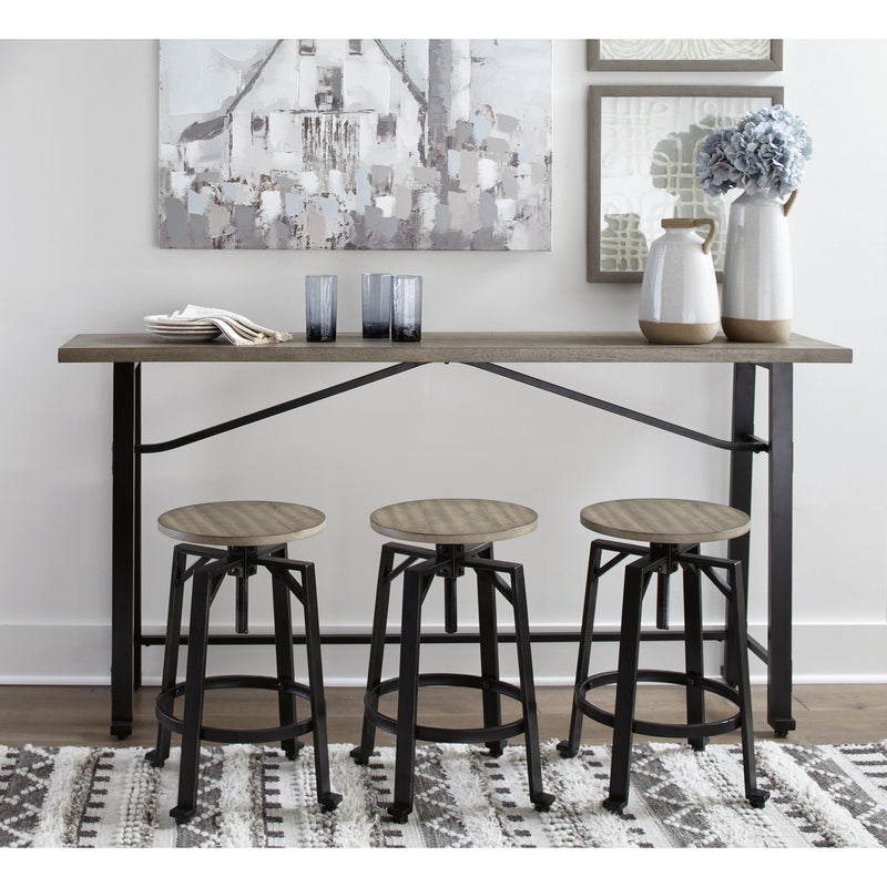 Signature Design by Ashley Lesterton Counter Height Dining Table with Trestle Base ASY1589 IMAGE 14