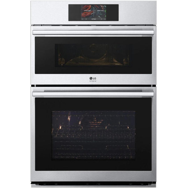 LG STUDIO 30-inch, 6.4 cu.ft. Built-in Combination Oven with True Convection Technology WCES6428F IMAGE 1