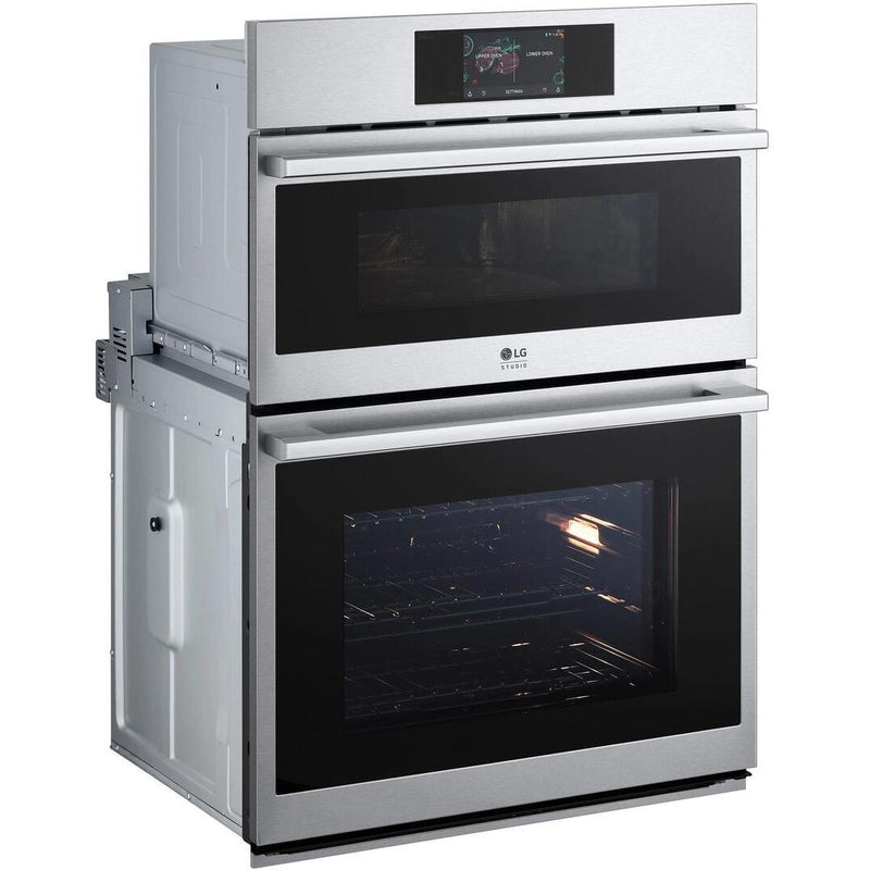LG STUDIO 30-inch, 6.4 cu.ft. Built-in Combination Oven with True Convection Technology WCES6428F IMAGE 4