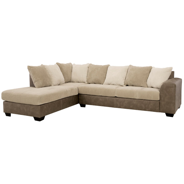 Signature Design by Ashley Keskin Fabric and Leather Look 2 pc Sectional ASY7403 IMAGE 1