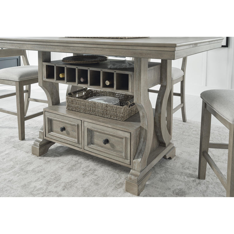 Signature Design by Ashley Moreshire Counter Height Dining Table with Pedestal Base ASY5966 IMAGE 11