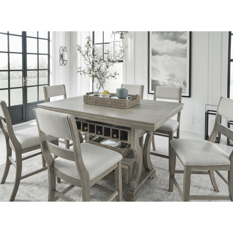 Signature Design by Ashley Moreshire Counter Height Dining Table with Pedestal Base ASY5966 IMAGE 12